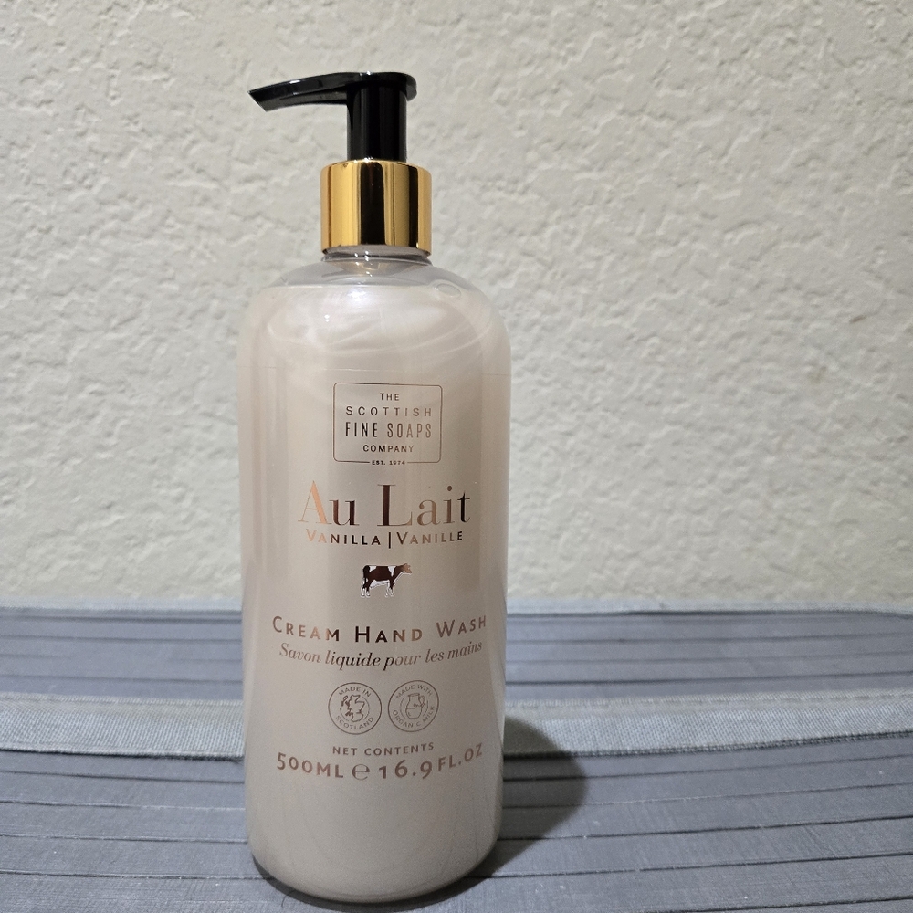 The Scottish Fine Soaps Company Au Lait Vanilla Cream Hand Wash 16.9 Fl Oz